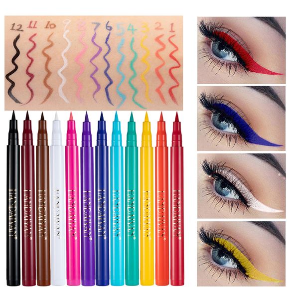 

eye shadow liner combination handaiyan 1set liner pencil waterproof pen precision long lasting liquid smooth pro women make up tools 221008