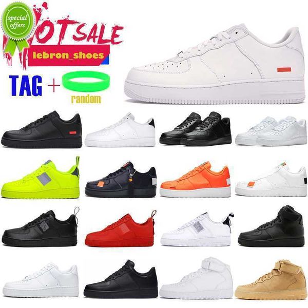 

af1 og platform mens womens casual shoes classic triple white black trainers sneakers size 36-45