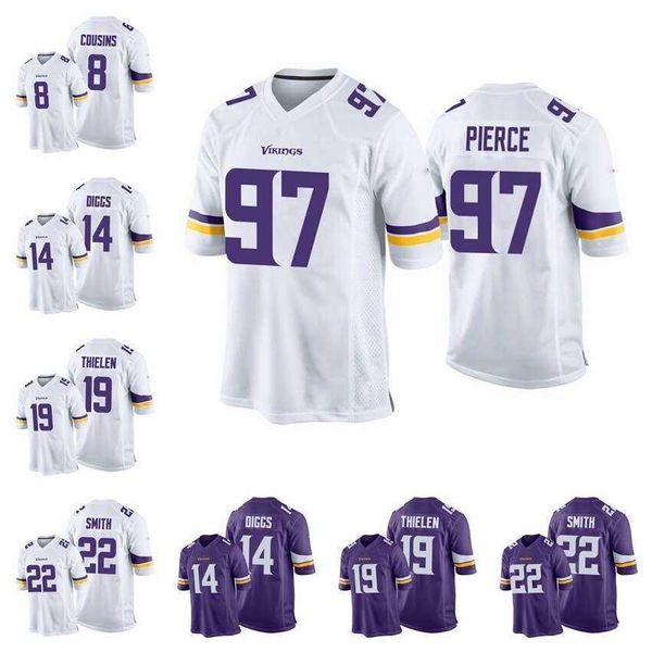 

jersey kirk cousins stefon diggs adam thielen harrison smith xavier rhodes minnesota''vikings''men football jersey, Black;red