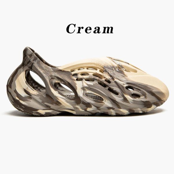 

designer foam runr slippers men woman slider mineral blue pure sandals slide slipper ochre bone resin clog desert ararat, Black