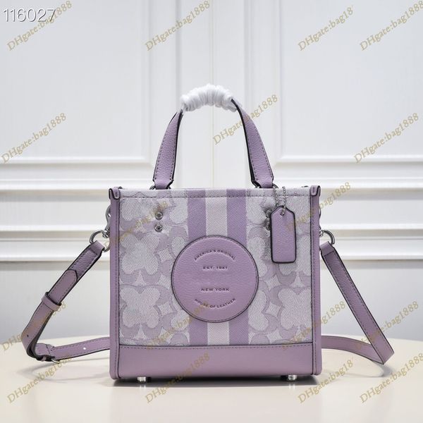 

classic handbag striped sticker dempsey22 tote bag cartoon hedgehog cat fabric leather girl shopping bags fashion color contrast splicing sh