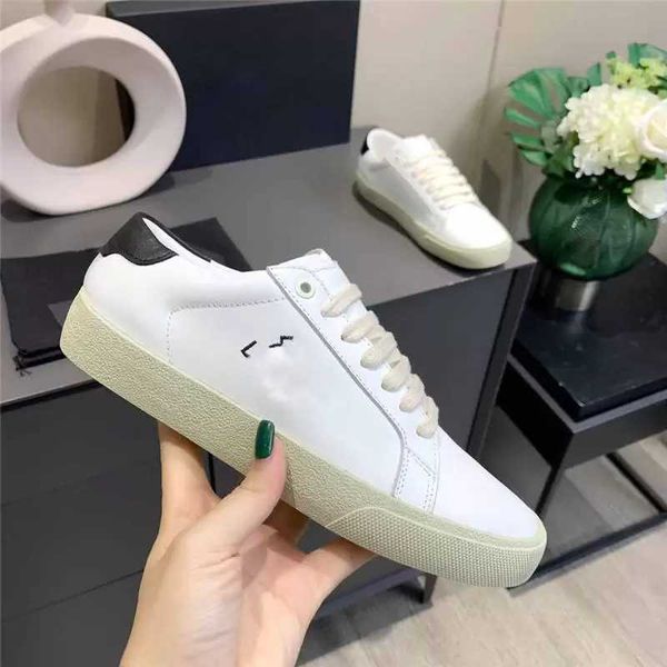 

designer luxury canvas court classic sl/06 distressed shoes 2021ss embroidered low leather sneakers, Black