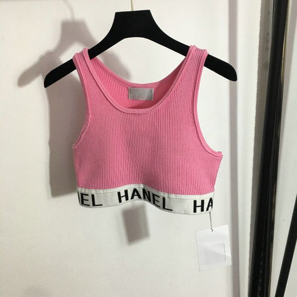 

high-endwomen's tanks 2022ss spring and summer vest jacket customized glass buckle outwear sleeveless vest newly designer, White