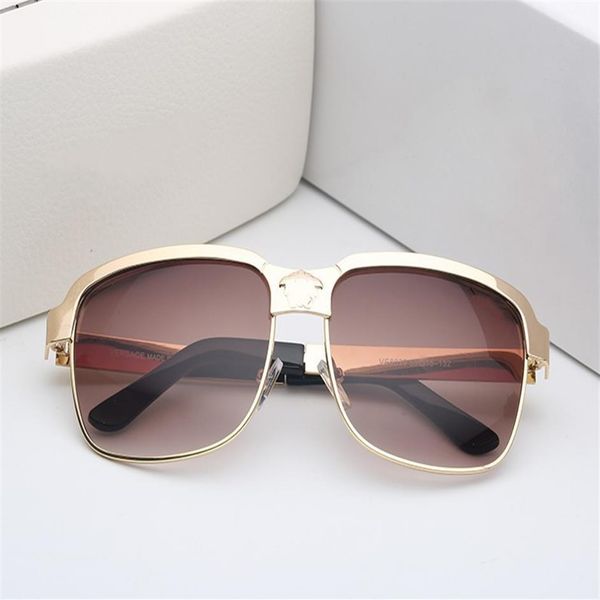 

european american fashion s039 sunglasses women metal big frame star style men sun glasses new 2018 male female eyeglasses no box2685, White;black