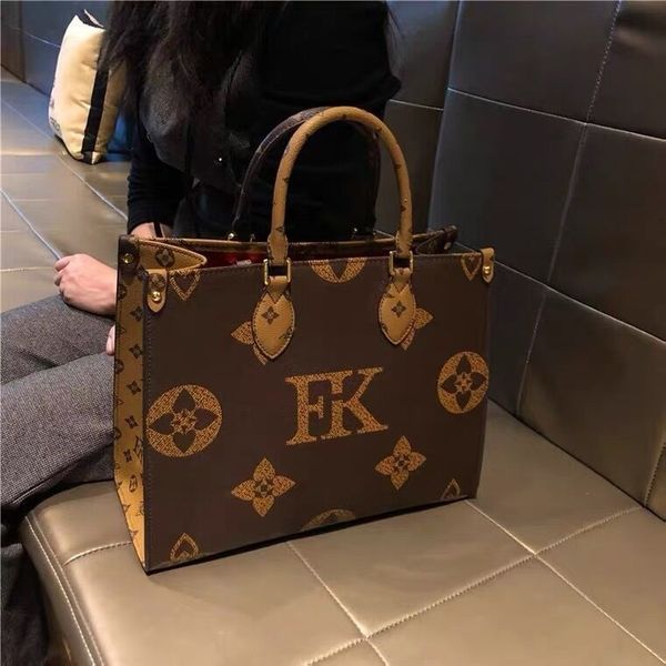 

luxury designer bags womens handbags onthego purse flower tote bag ladies casual tote pvc leather shoulder bags