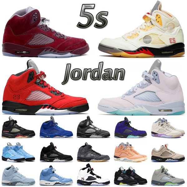 

jumpman 5 5s v mens basketball shoes burgundy florida gators marquette blue bird off noir sports sneakers expression low psgs designer