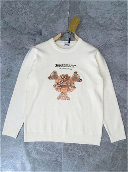 

sweaters wool with budge letters fashion sweatshirts knits long sleeevs outwears warm man sweater orange q001, Black