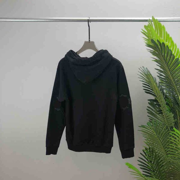 

fleece men's hoodies fleece autumn and winter hoodie pullover cross sanskrit printing tide brand upno mua1, Black