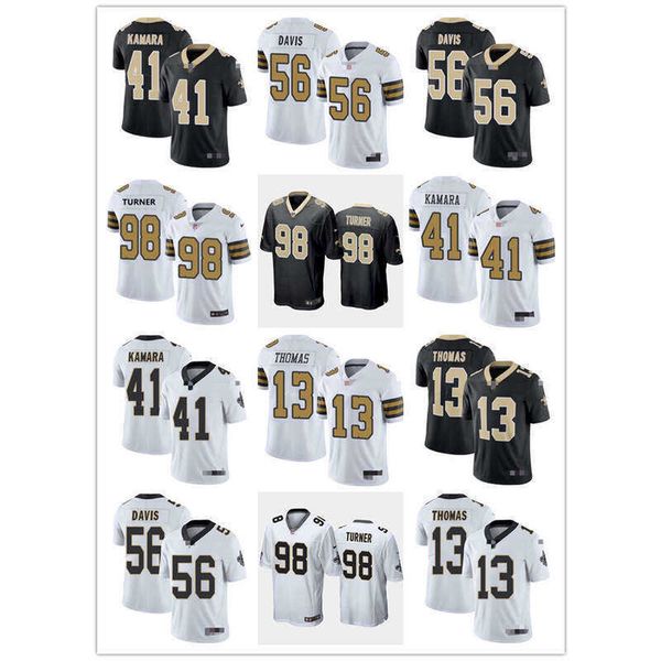 

jersey custom new orleans''saints''12 chris olave davis 2 jameis winston 32 tyrann mathieu 41 alvin kamara 80 jarvis lan, Black;red