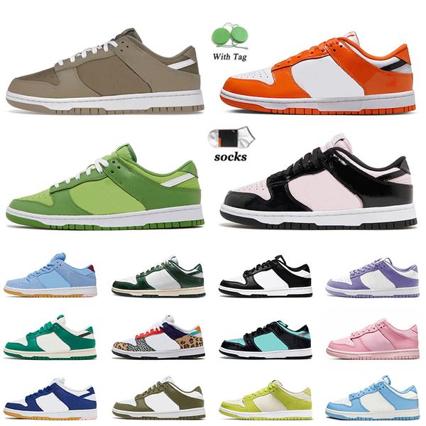 

dunks lows fashion low designer dunked shoes sneakers for mens womens chlorophyll patent halloween judge grey gai panda black white unc pink
