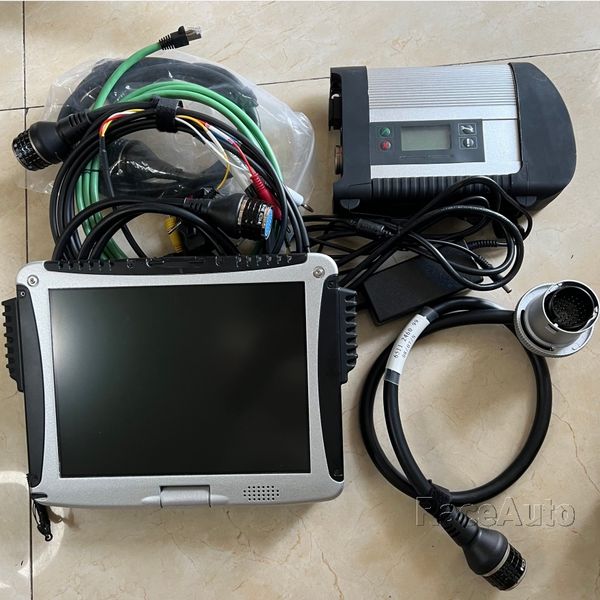 

mb star c4 pro car diagnostic tool c4 multiplexer sd scanner with software ssd in cf19 lapi5 for benz car trucks