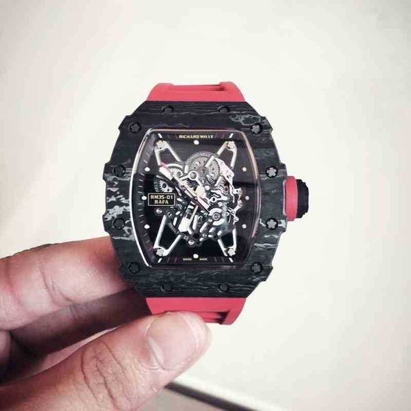 

luxury watch richa milles mechanical watch luxury watches mens rm35-02 watch the strongest of universe swiss movement mr4b kpb6 o6d1qq, Slivery;black
