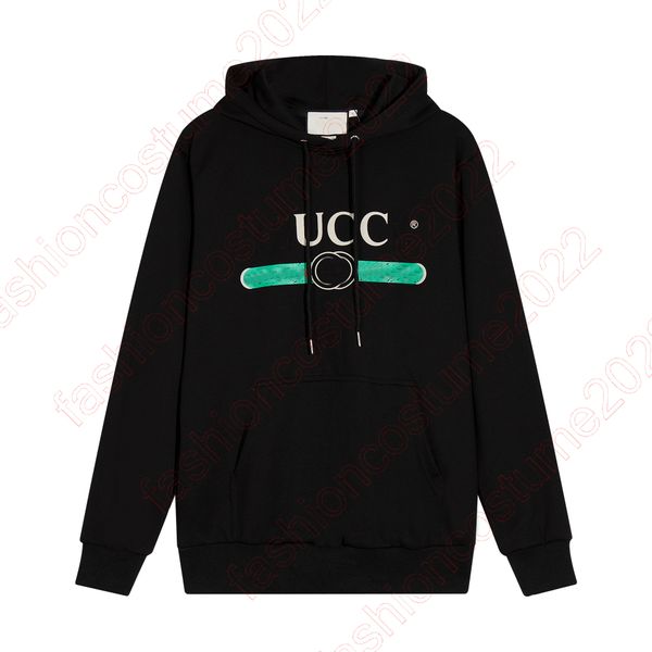 

women interlocking g print sweatshirt fashion mens hooded sweatshirt long sleeve autumn casual hoodies boy blouse brand solid sweatshirts ho, Black