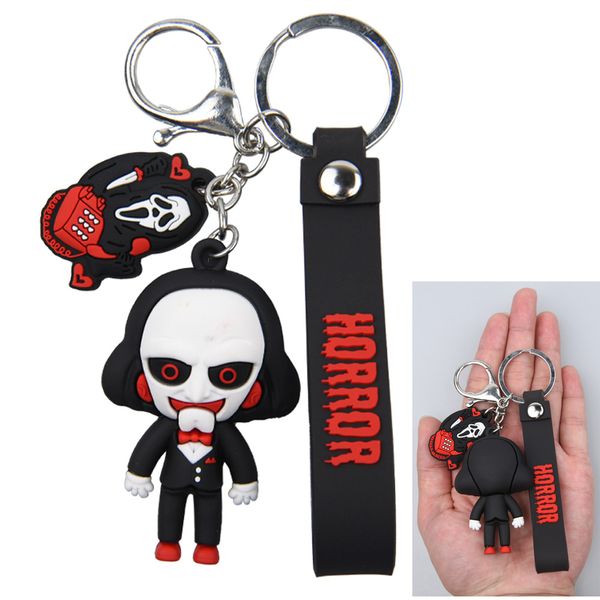 

shoe parts accessories custom popular halloween keychain set accessories personal safety promotion gift 3d bad bunny glowing in night keycha, White;pink