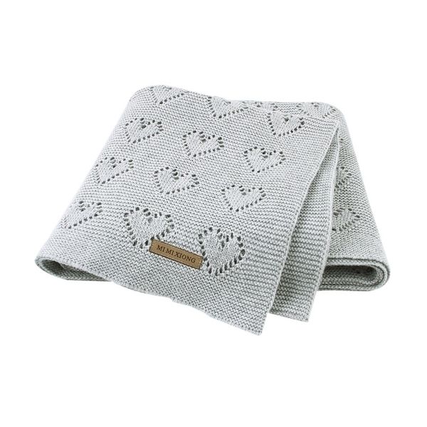 

sleeping bags baby blankets knitted born s stroller bedding quilts cotton toddler kids swaddling wrap infantil 100x80cm 221007