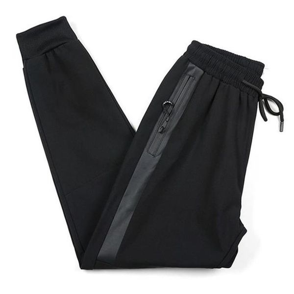 

mens pants spring and summer stretch plus size running fitness casual trousers sweatpants for men jogging clothing 221007, Black