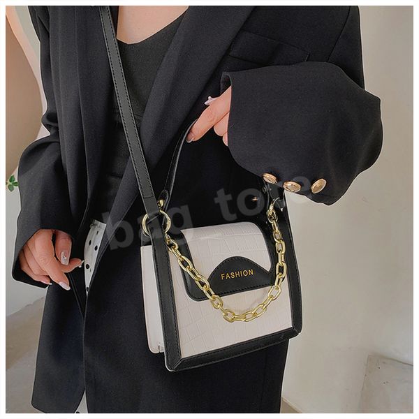 

hbp shoulder bags autumn winter 2022 new chain ladies crossbody bag student chain collision color