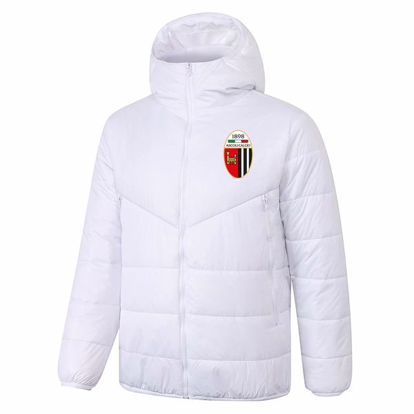 

mens running jackets ascoli zipper cotton coat soccer hooded winter windproof print down jacket keep warm men football hoodies windbreaker c, Black;red