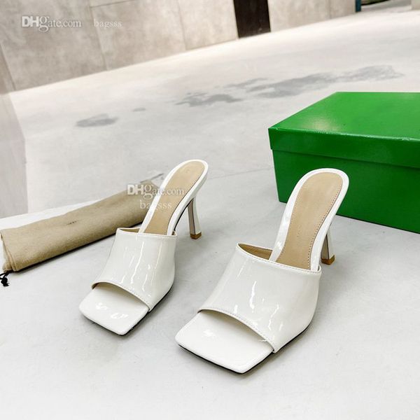 

slipper luxury women sandals designer heels bottega slides sliding thick sole green famous brand pantoufle fd, Black