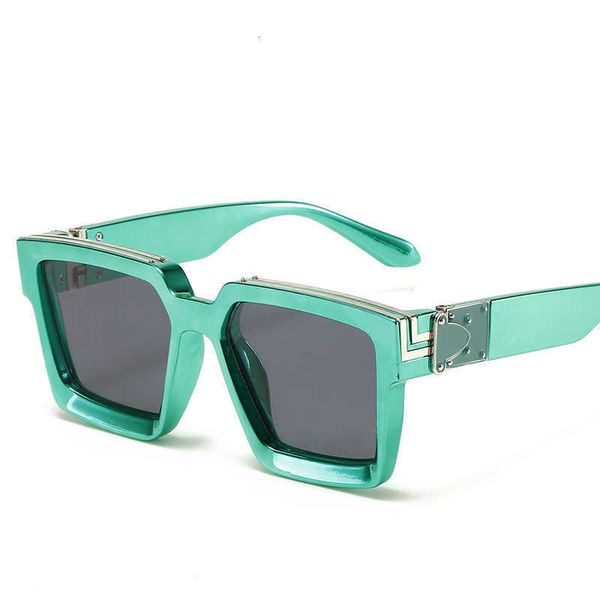 

sun glasses classic millionaire men sunglasses full frame vintage anti-uv eyeglasses polarized large square for shiny gold sell women mkqh, White;black