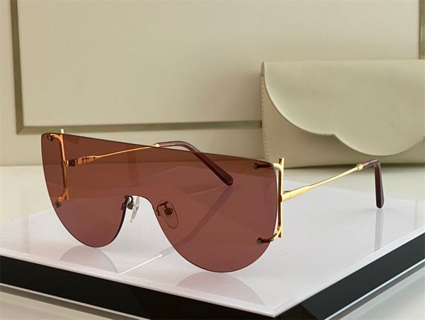 

fashion sun lady sunglasses rimless toad lens outdoor shading decorative uv400, White;black