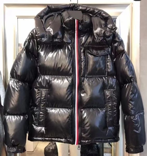 

men black down jacket hooded designer puffer winter coat warm outerwear646