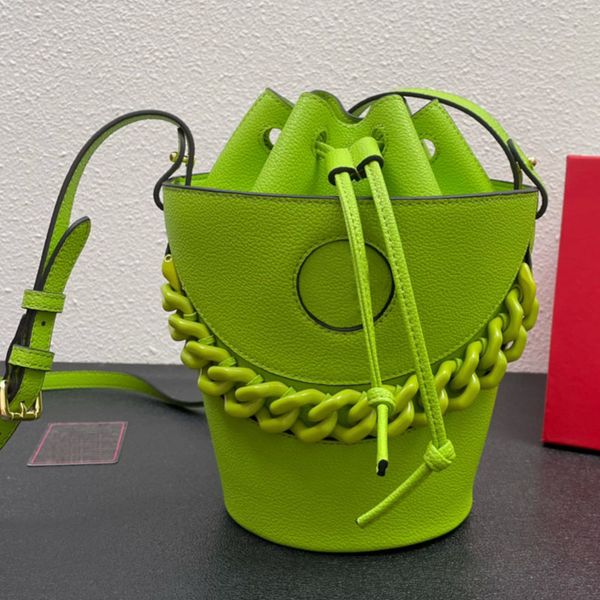 

new strapping bucket bag 14 colors crude chains crossbody bag designer luxury women handbag large capacity shoulder bags tote bag handbags