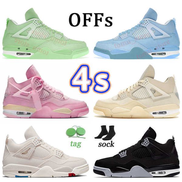 

white x pink 4 basketball shoes 4s mens sneakers black canvas union analyzes taupe haze bred ice infrared metallic green orange sial shimmer