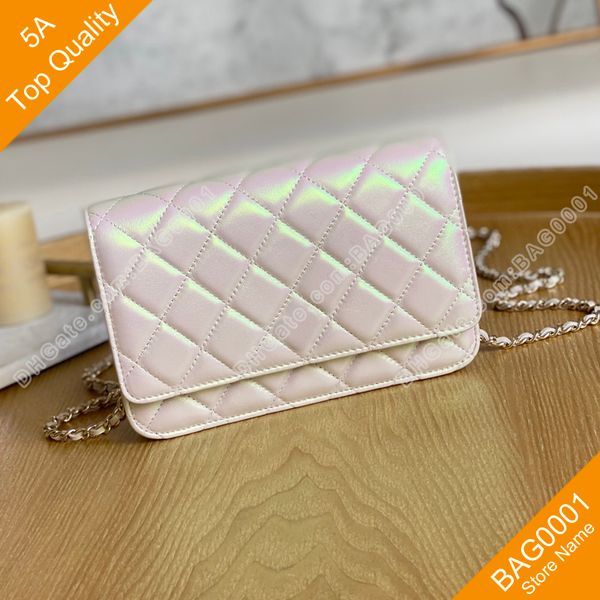 

high-end chain bags lady chains women handbag genuine leather fashion hasp flap shoulderbag with box c007
