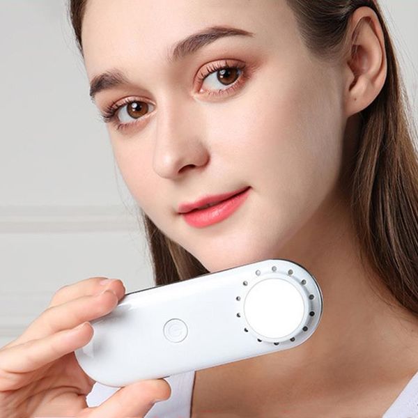 

electric heating cold ion facial massager sonic deep cleansing machine vibration led pn skin rejuvenation face eye skin lifting firming beau