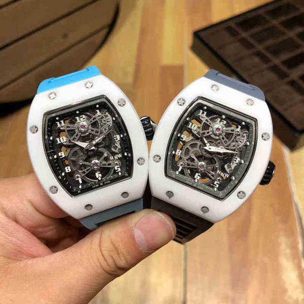 

multi-function superclone watch designer luxury mens mechanics richa milles wristwatch wine barrel watch rm17-01 series automatic mechanical, Slivery;golden