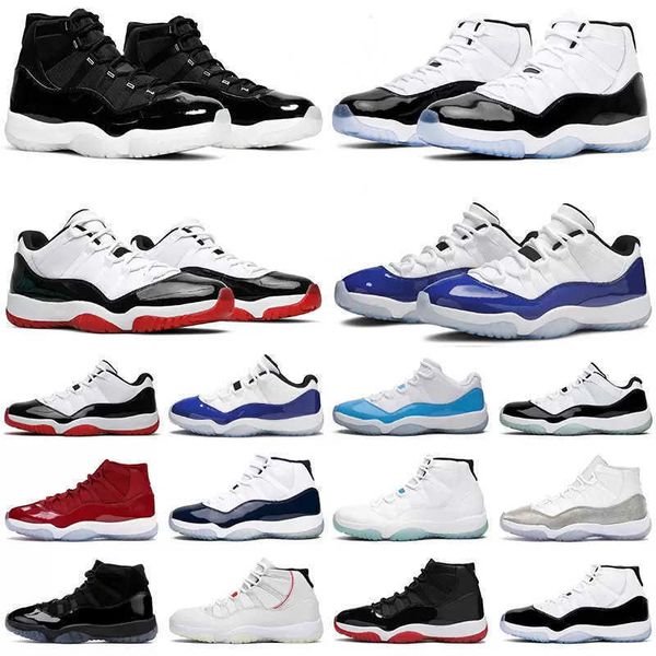 

quality 11 11s mens basketball shoes concord cool grey cap gown red legend blue space jam win like 96 82 unc jubilee bred tint cherry 72-10