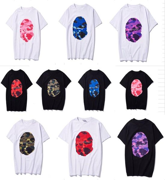 

mens designer t shirt summer streetwear short sleeve men women hip hop tee m-xxxl, White;black