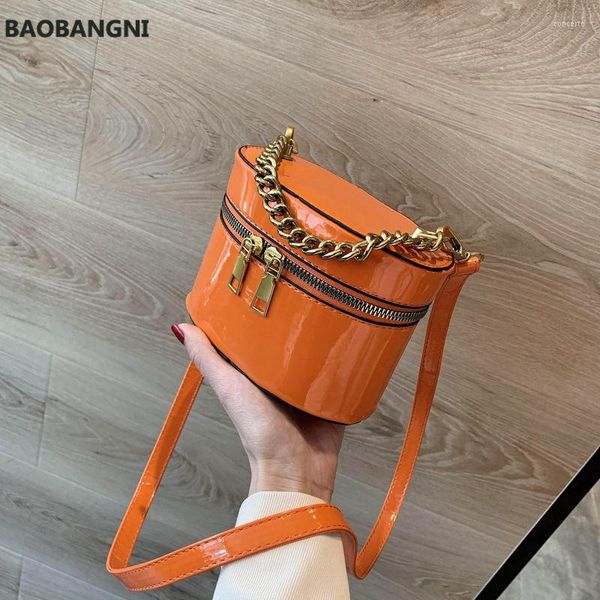 

evening bags women's fashion small messenger lady shouder bag bucket crossbody tote females handbag chain handle