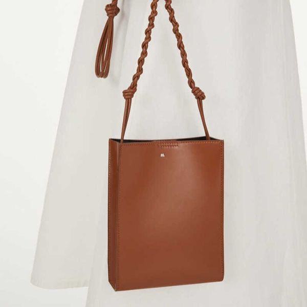 

jil mini small square bags women's designer bag leather shoulder pocket mobile phone bag braided rope crossbody bags women's walle