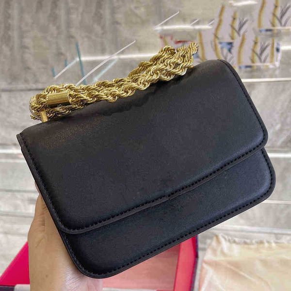 

thick chain shoulder bags women square handbag leopard print leather luxury designer bagss crossbody female purses 220328