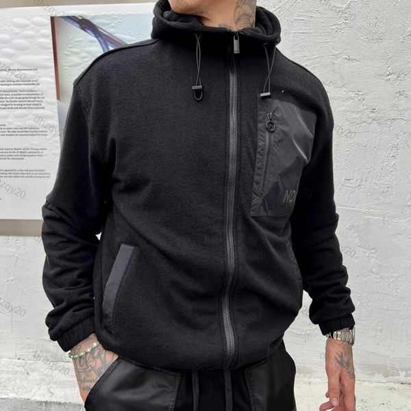 

22s double f jacket hoodie designer mens autumn and winter fen3d letter sweatshirt fashion zipper sweatshirt casual cotton long sleeve shirt, Black;brown