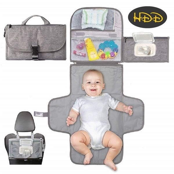 

changing pads covers portable diaper pad for born girl boy - baby with smart wipes pocket 221007