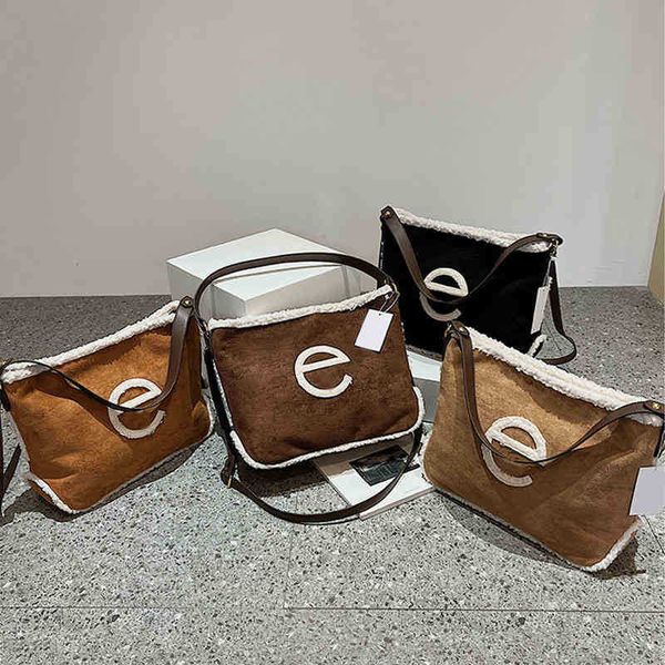 

crossbody bag telfbag designer bags autumn plush handbag women contrast shoulder bag fashionable messenger tote bag purse handbags designers