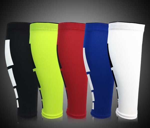 

women men 1pc leg calf support shin guard base layer compression running soccer football basketball leg sleeves safety 2022