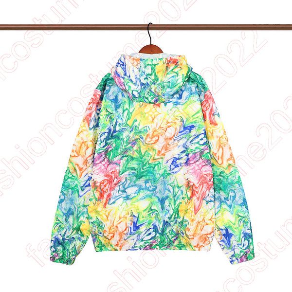 

women hoodies monogrames color-block parka pixel jackets men full printed highstreet harajuku jackets outdoor windproof hip hop reversible c, Black