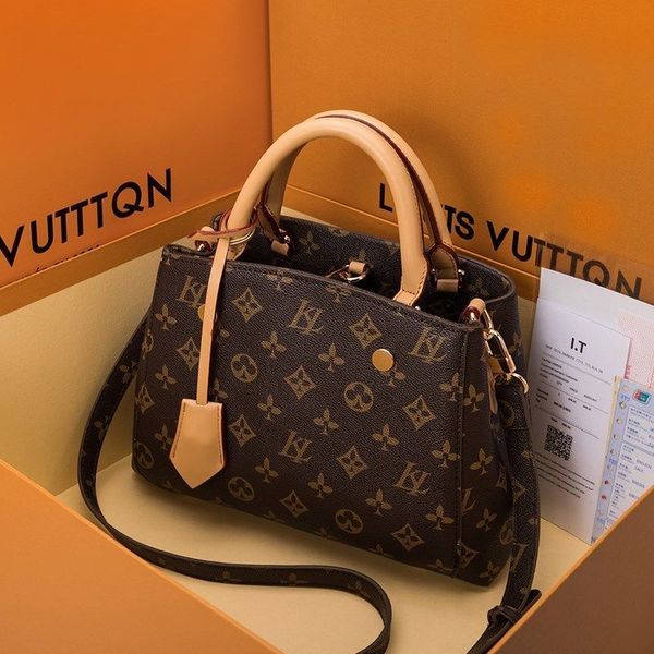 

shoulder bags luxurys handbags purses women tote brand letter embossing designers genuine leather bags