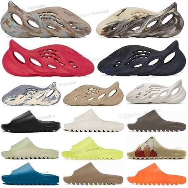 

foam rubber 2022 foam slippers kany slides slides rubber slippers slipper men women foam bone resin desert sandal sandals sand grey earth br, Black