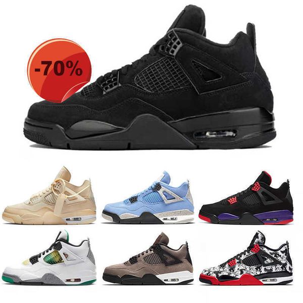 

2022 trend basketball shoes university blue black cat 4s bred shimmer cactus jack white guava ice oreo sail noir metallic purple men women