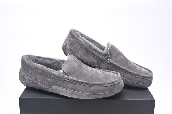 

2022 winter casual shoes women textured doug loafer fabrics rubber rabbit wool midsole flat home shoe lady check tweed walking loafer with b
