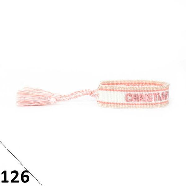 

2022s brand fashion bracelet adjustable woven friendship luxury bangles for women men designers vintage braided embroidery tassel braceletst, Golden;silver