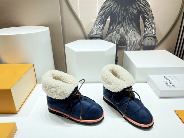 

women boots pillow comfort down boots womens leather shoes ankle boot winter for hiking work outdoor size 35-42 with box, Black