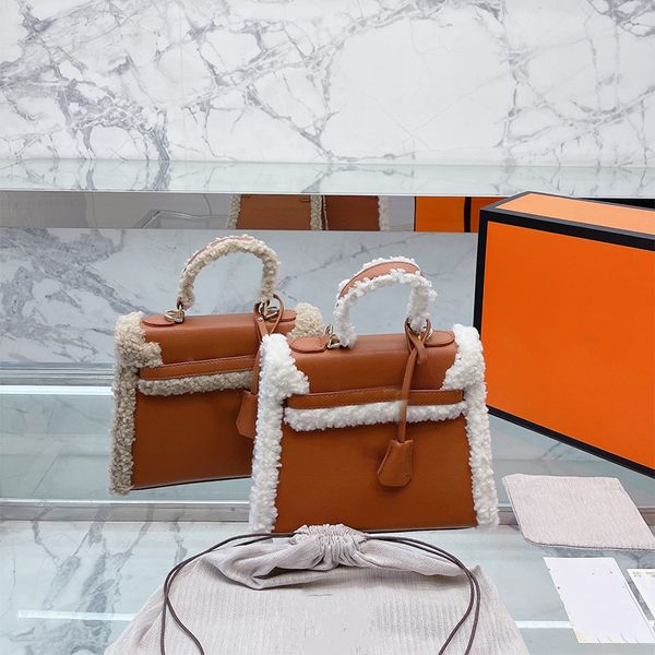 

2022 women's fashion designer bags crossbody shoulder bags luxury classic berkin bag wallet the tote purse messenger handbag woolen lea