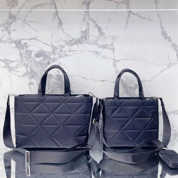 

totes prabag the tote bag designer bags women leather handbag hand-held shoulder briefcase crossbody fashion purses lapbag 220920