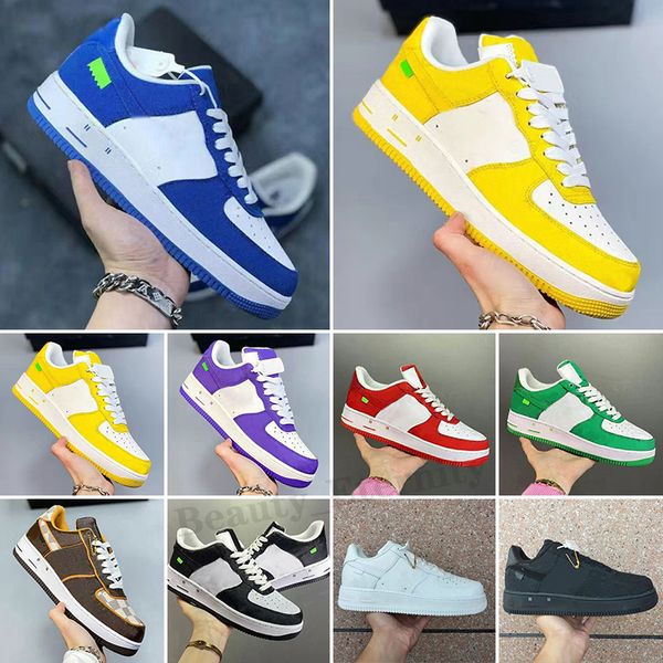 

men froces shoes women sneakers forces sail university gold royal cactus jack mans off trainers sports low skateboard one white sneaker
